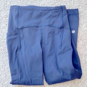 lululemon cropped leggings, size 0